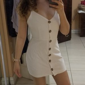 White casual dress